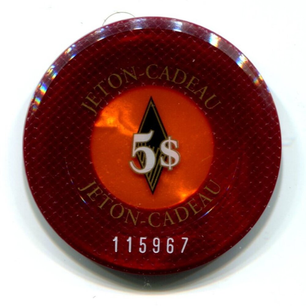 Casino De Montreal $5 Gift Jeton (b859-18)